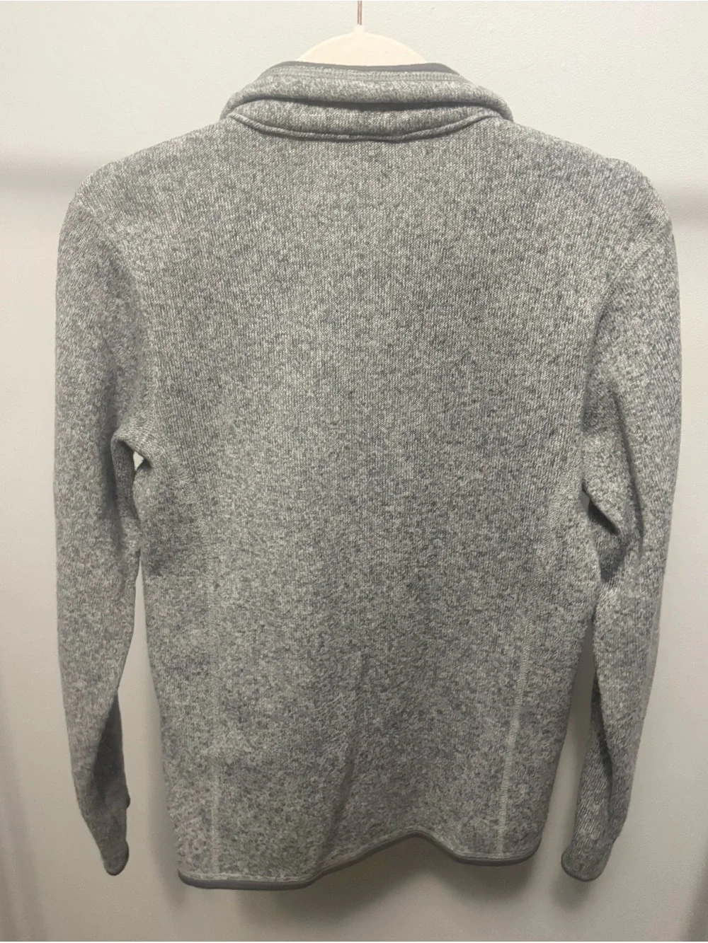 Patagonia Gray Heather Quarter-Zip Pullover Jacket